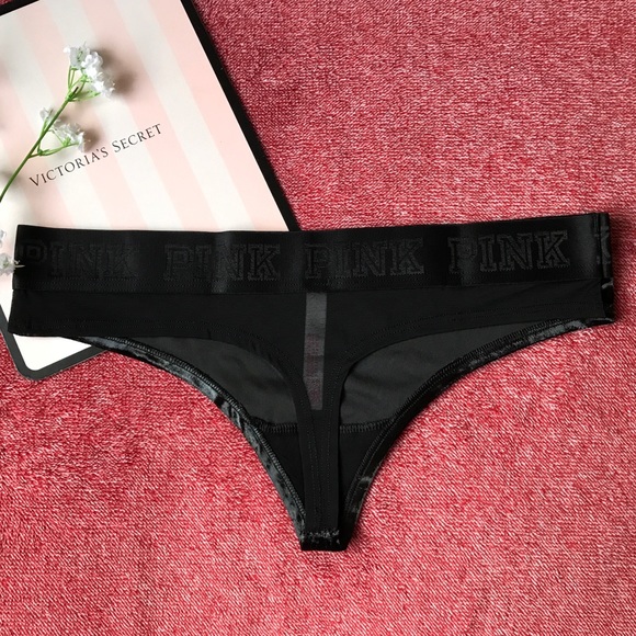 Victoria’s Secret PINK Logo Thong Panty - Picture 3 of 3